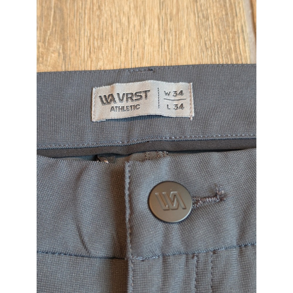 VRST Mens Limitless 5 Pocket Athletic Pants 34x34 Graphic Charcoal Grey NEW - Picture 3 of 6